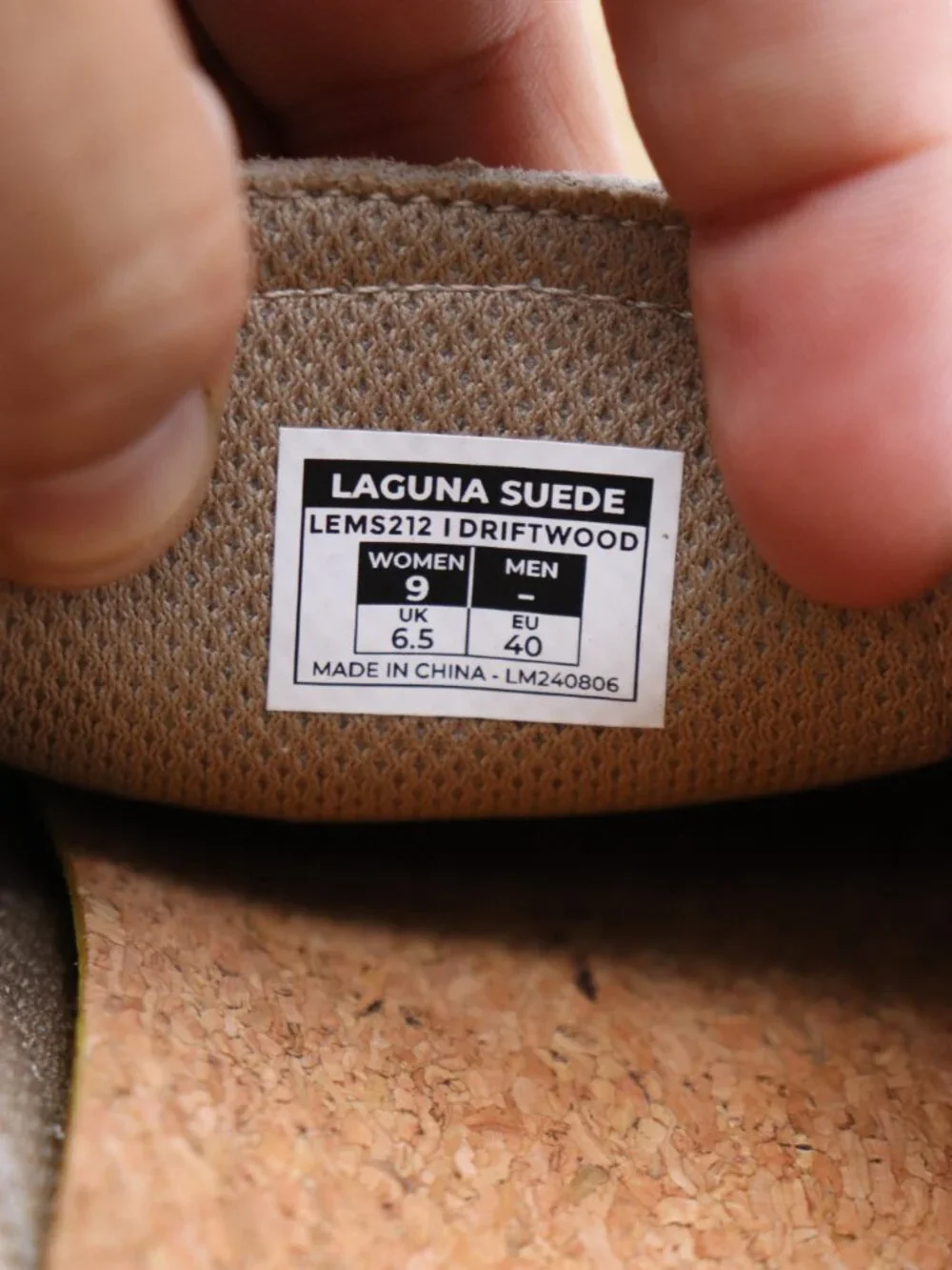 Lem's Laguna Suede DriftWood Women's size 9 Sneakers Slip On Casual Shoes